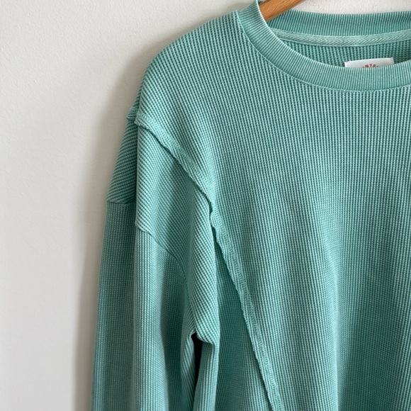 Anthropologie sundry waffle knit long sleeve soft top size medium - Picture 2 of 5